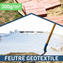 Feutre Géotextile - 300 g/m² - Très résistant