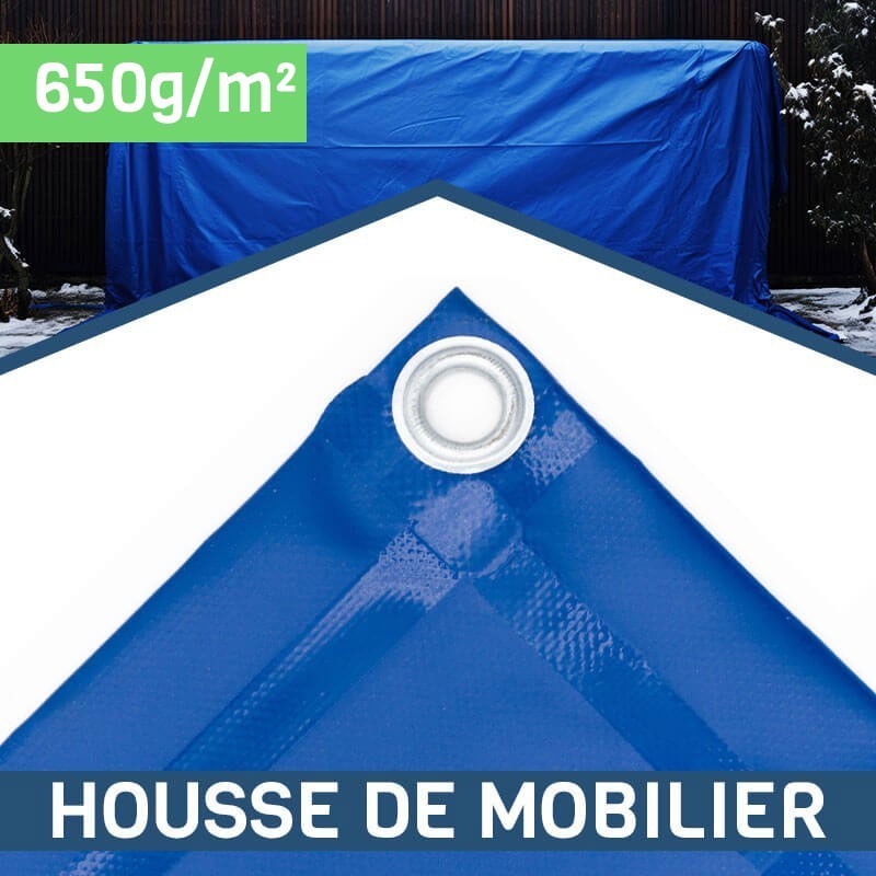 Bâche robuste - 650 g/m² - Housse de mobilier