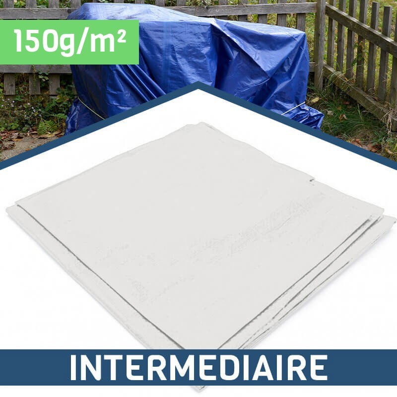 Bâche de protection Bois et Matériel - 150 g/m² - Qualité intermédiaire