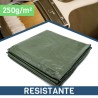 Bâche de protection pour peinture - 250 g/m² - Résistante