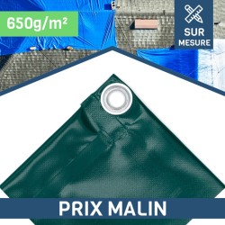 Bâche 650 g/m² sur mesure