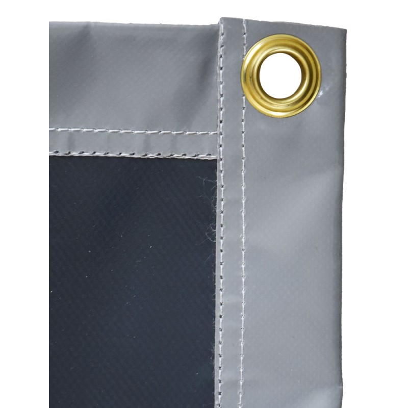 Finition Ourlet cousu gris