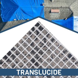 Bâche armée de couverture - Translucide - Puit de lumière - 200 g/m²