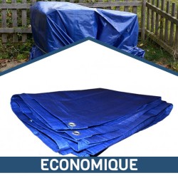 Bâche pour Matériel et Bois – 60 g/m² - Bleu
