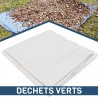 Bâche de ramassage de déchets verts - 150 g/m²