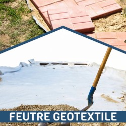 Feutre Géotextile - Très résistant - 300 g/m²